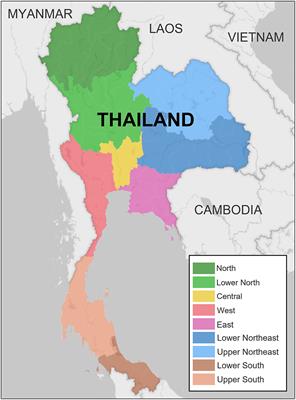 Analysis of dairy cattle movements in the northern region of Thailand